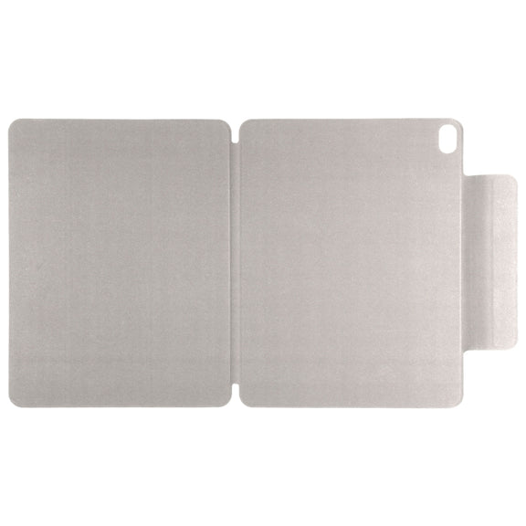 For iPad Air 11 2025 / 2024 Double-sided Clip Fixed Buckle Magnetic PU Leather Smart Tablet Case(Grey)