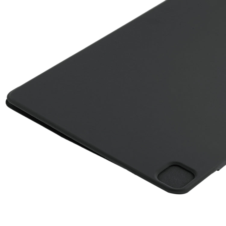For iPad Pro 11 2024 Double-sided Clip Fixed Buckle Magnetic PU Leather Smart Tablet Case(Black)