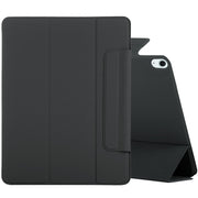 For iPad Air 13 2025 / 2024 Double-sided Clip Fixed Buckle Magnetic PU Leather Smart Tablet Case(Black)