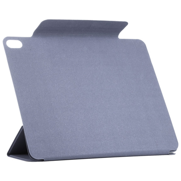For iPad Air 13 2025 / 2024 Double-sided Clip Fixed Buckle Magnetic PU Leather Smart Tablet Case(Purple)