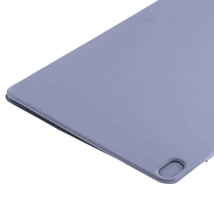 For iPad Air 13 2025 / 2024 Double-sided Clip Fixed Buckle Magnetic PU Leather Smart Tablet Case(Purple)