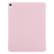For iPad Air 13 2025 / 2024 Double-sided Clip Fixed Buckle Magnetic PU Leather Smart Tablet Case(Rose Gold)