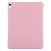 For iPad Air 13 2025 / 2024 Double-sided Clip Fixed Buckle Magnetic PU Leather Smart Tablet Case(Light Pink)