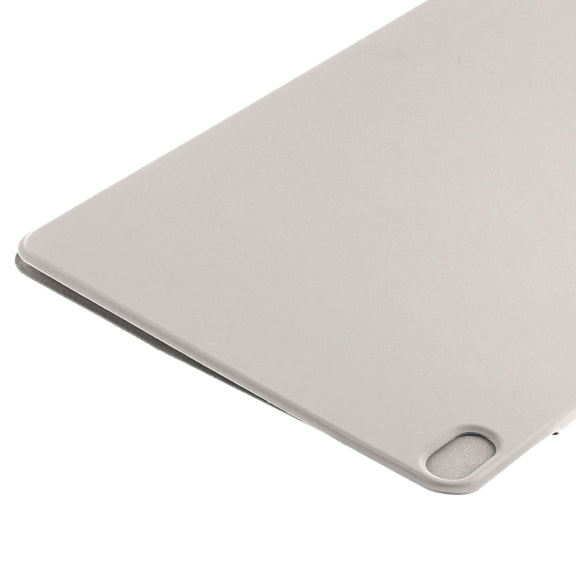 For iPad Air 13 2024 Double-sided Clip Fixed Buckle Magnetic PU Leather Smart Tablet Case(Grey)