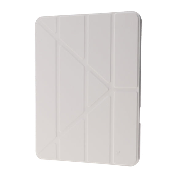 For iPad Air 11 2025 / 2024 Deformation Transparent Acrylic Leather Tablet Case(Grey)
