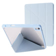 For iPad Air 11 2025 / 2024 Deformation Transparent Acrylic Leather Tablet Case(Light Blue) - iPad Air 11 2025 / 2024 Cases by PMC TechLife | Online Shopping South Africa | PMC TechLife | Buy Now Pay Later Mobicred