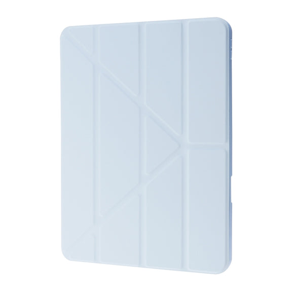 For iPad Air 11 2025 / 2024 Deformation Transparent Acrylic Leather Tablet Case(Light Blue)