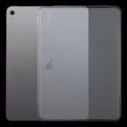 For iPad Air 11 2025 / 2024 / 5 / 4 0.75mm Shockproof Outside Glossy Inside Frosted TPU Tablet Case(Transparent)