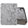 For iPad Air 11 2024 / 2025 Three-fold Marble Texture Protective Tablet Case with Pen Slot(Black Gray) - free shipping - PMC TechLife - Order now!