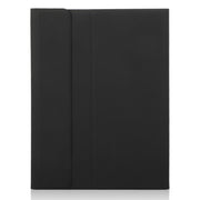 For iPad Pro 11 2024 A13B-A Lambskin Texture Bluetooth Touch Square Keyboard Leather Tablet Case with Pen Slot(Black)