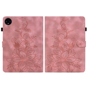 For Huawei MatePad Pro 11 2022 Lily Embossed Leather Tablet Case(Pink)