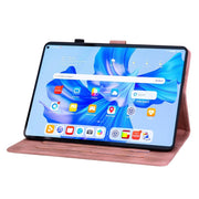 For Huawei MatePad Pro 11 2022 Lily Embossed Leather Tablet Case(Pink)