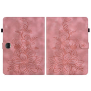 For Honor Pad 9 12.1 Lily Embossed Leather Tablet Case(Pink)