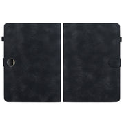 For Honor Pad 9 12.1 Lily Embossed Leather Tablet Case(Black)