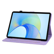For Honor Pad X8 Pro / X9 2023 Lily Embossed Leather Tablet Case(Purple)