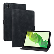For Realme Pad 2 11.5 Lily Embossed Leather Tablet Case(Black)