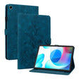For Realme Pad 10.4 Lily Embossed Leather Tablet Case(Dark Blue) - Realme by PMC TechLife | Online Shopping South Africa | PMC TechLife | Buy Now Pay Later Mobicred