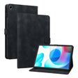 For Realme Pad 10.4 Lily Embossed Leather Tablet Case(Black) - Realme by PMC TechLife | Online Shopping South Africa | PMC TechLife | Buy Now Pay Later Mobicred