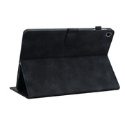 For Realme Pad 10.4 Lily Embossed Leather Tablet Case(Black)