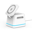 H49 3 in 1 Multi-function Magnetic Wireless Charger(White) - Wireless Charger by PMC TechLife | Online Shopping South Africa | PMC TechLife | Buy Now Pay Later Mobicred