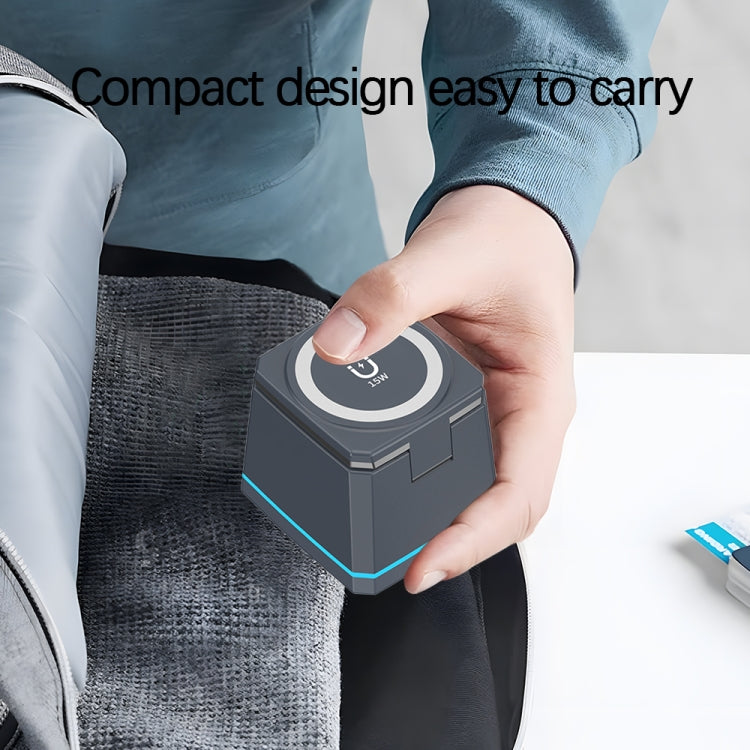 H49 3 in 1 Multi-function Magnetic Wireless Charger(White)