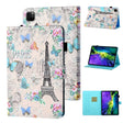 For iPad Pro 11 2024 Coloured Drawing Stitching Smart Leather Tablet Case(Tower and Butterflies) - iPad Pro 11 2024 Cases by PMC TechLife | Online Shopping South Africa | PMC TechLife | Buy Now Pay Later Mobicred