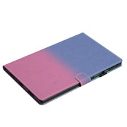 For iPad Pro 11 2024 Stitching Gradient Smart Leather Tablet Case(Blue Rose)