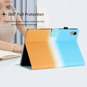 For iPad Pro 11 2024 Stitching Gradient Smart Leather Tablet Case(Blue Orange)