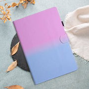 For iPad Pro 11 2024 Stitching Gradient Smart Leather Tablet Case(Purple Blue)