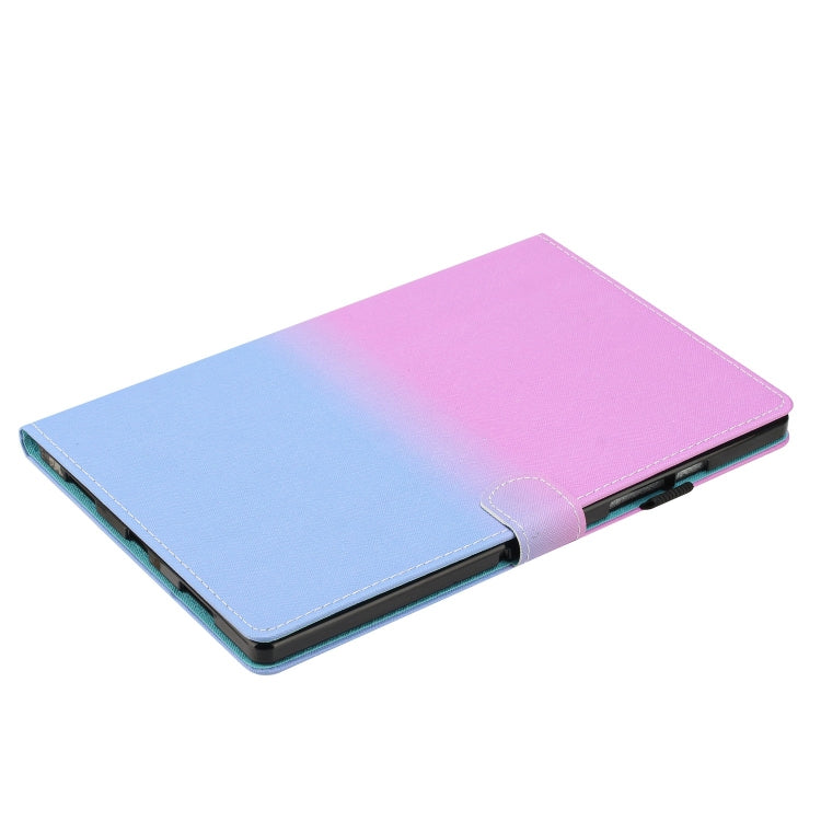For iPad Pro 11 2024 Stitching Gradient Smart Leather Tablet Case(Purple Blue)
