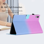 For iPad Pro 11 2024 Stitching Gradient Smart Leather Tablet Case(Purple Blue)