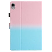 For iPad Pro 11 2024 Stitching Gradient Smart Leather Tablet Case(Pink Blue)