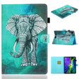 For iPad Pro 11 2024 Coloured Drawing Stitching Smart Leather Tablet Case(Elephant) - iPad Pro 11 2024 Cases by PMC TechLife | Online Shopping South Africa | PMC TechLife | Buy Now Pay Later Mobicred