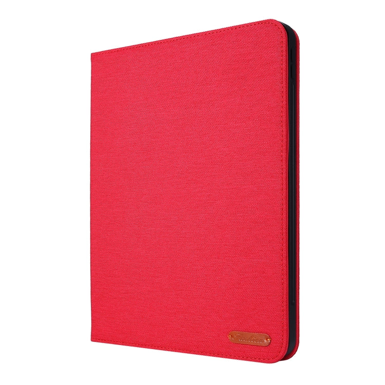 For iPad Air 11 2025 / 2024 Fabric Leather Tablet Case(Red)