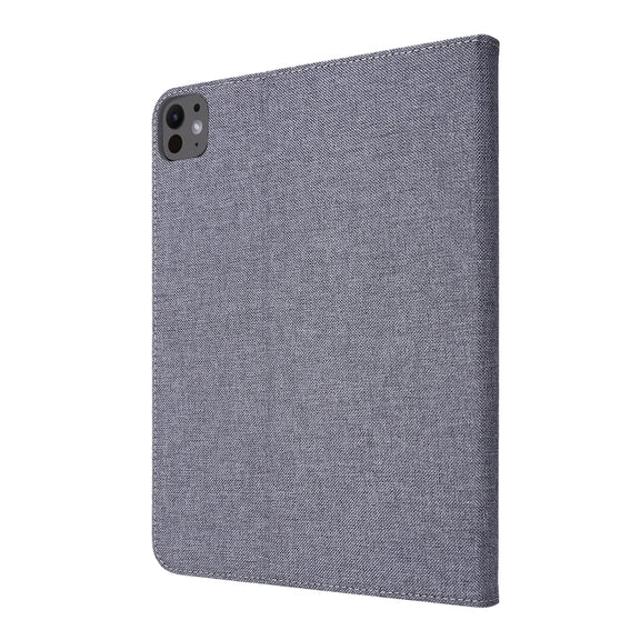 For iPad Air 11 2025 / 2024 Fabric Leather Tablet Case(Grey)