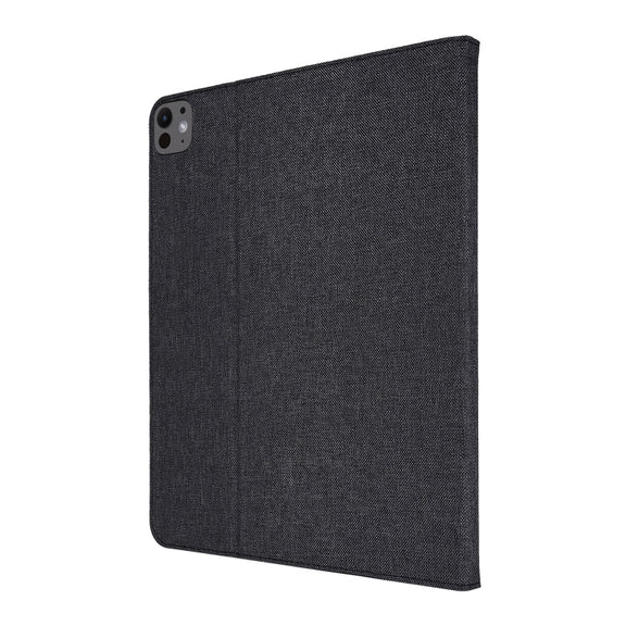 For iPad Air 13 2024 Fabric Leather Tablet Case(Black)