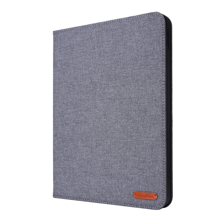 For iPad Air 13 2024 Fabric Leather Tablet Case(Grey)