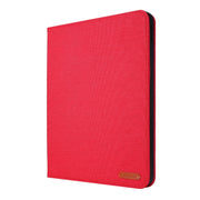 For iPad Pro 13 2024 Fabric Leather Tablet Case(Red)