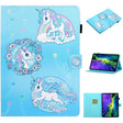 For iPad Pro 11 2024 Coloured Drawing Stitching Smart Leather Tablet Case(Unicorn) - iPad Pro 11 2024 Cases by PMC TechLife | Online Shopping South Africa | PMC TechLife | Buy Now Pay Later Mobicred