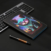 For iPad Pro 11 2024 Coloured Drawing Stitching Smart Leather Tablet Case(Night Cat)