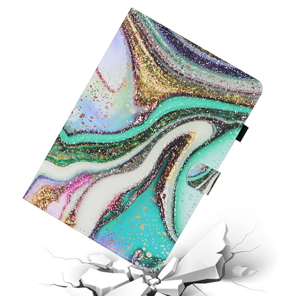 For iPad Pro 11 2024 Coloured Drawing Stitching Smart Leather Tablet Case(Colored Sand)