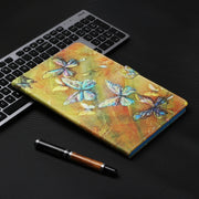 For iPad Pro 11 2024 Coloured Drawing Stitching Smart Leather Tablet Case(Butterfly)