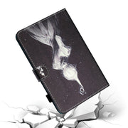For iPad Pro 11 2024 Coloured Drawing Stitching Smart Leather Tablet Case(Girl)