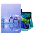 For iPad Pro 11 2024 Coloured Drawing Stitching Smart Leather Tablet Case(Elephant) - iPad Pro 11 2024 Cases by PMC TechLife | Online Shopping South Africa | PMC TechLife | Buy Now Pay Later Mobicred