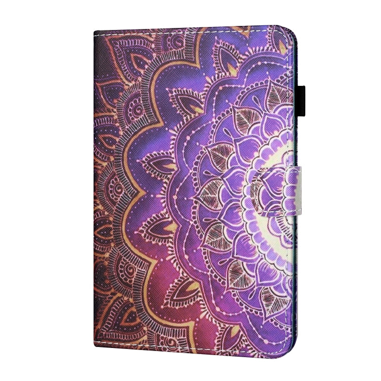 For iPad Pro 11 2024 Coloured Drawing Stitching Smart Leather Tablet Case(Mandala)