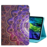 For iPad Pro 11 2024 Coloured Drawing Stitching Smart Leather Tablet Case(Mandala)