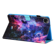 For iPad Pro 11 2024 Coloured Drawing Stitching Smart Leather Tablet Case(Starry Sky)