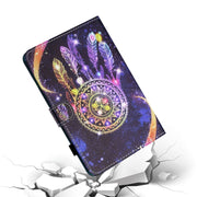 For iPad Pro 11 2024 Coloured Drawing Stitching Smart Leather Tablet Case(Dream Catcher)