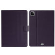 For iPad Pro 11 2024 Pure Color Smart Leather Tablet Case(Purple) - iPad Pro 11 2024 Cases by PMC TechLife | Online Shopping South Africa | PMC TechLife | Buy Now Pay Later Mobicred