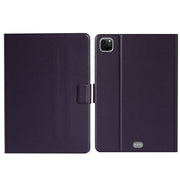 For iPad Pro 11 2024 Pure Color Smart Leather Tablet Case(Purple)